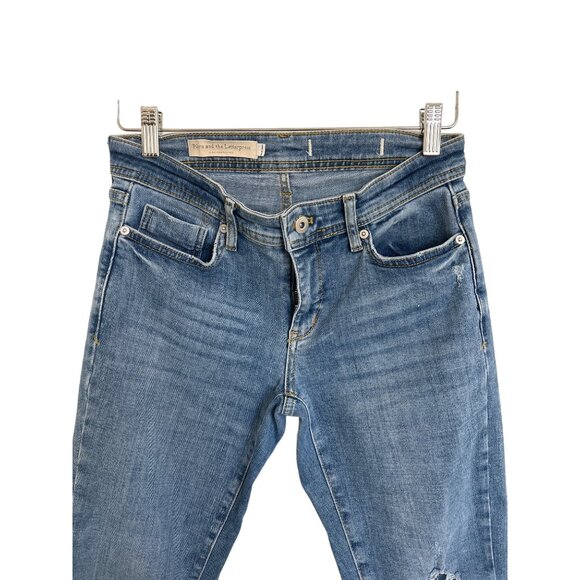 Pilcro & The Letterpress Mid-Rise Slim Boyfriend Jeans - Picture 6 of 9